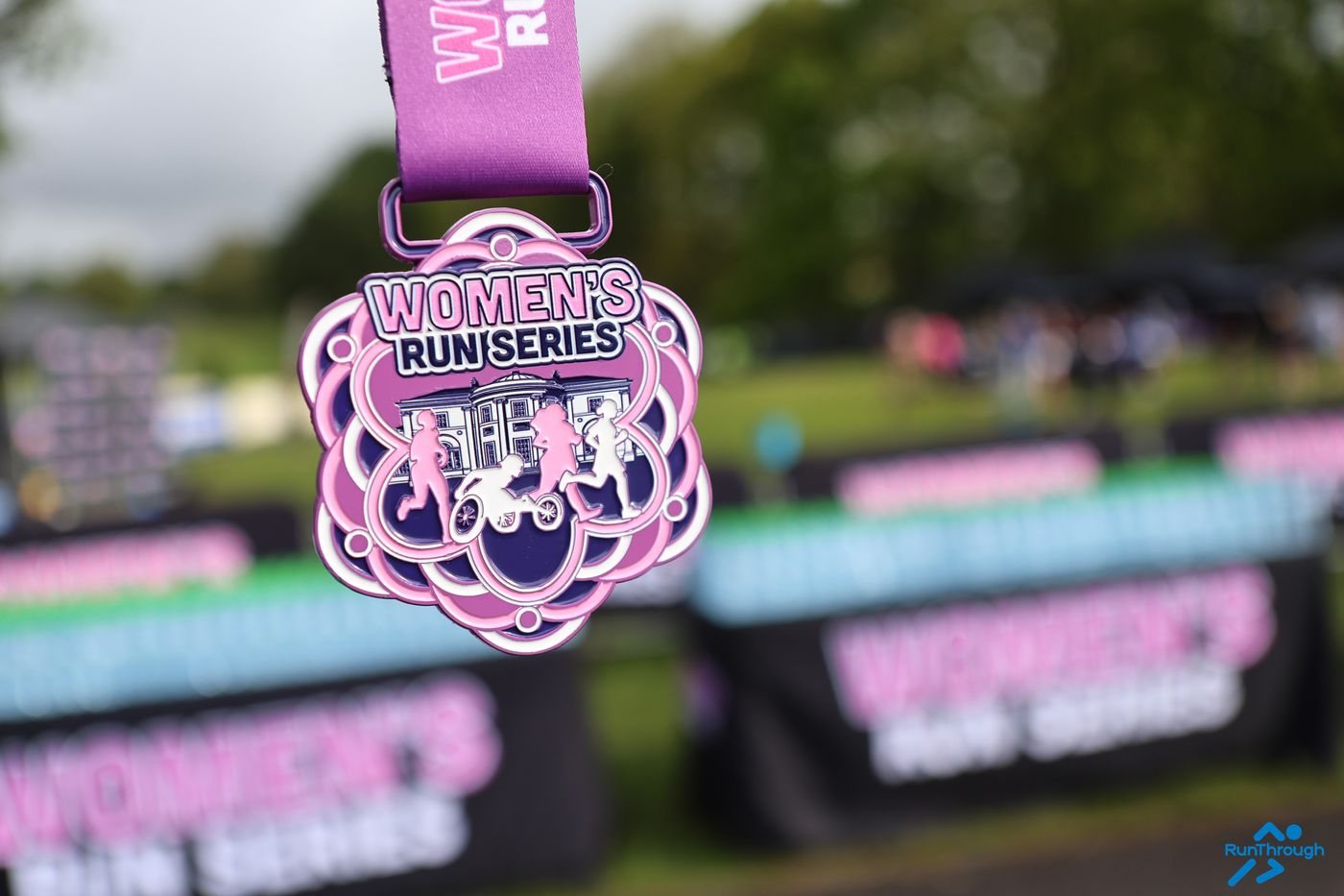 Women's Run Series medals ready at the finish